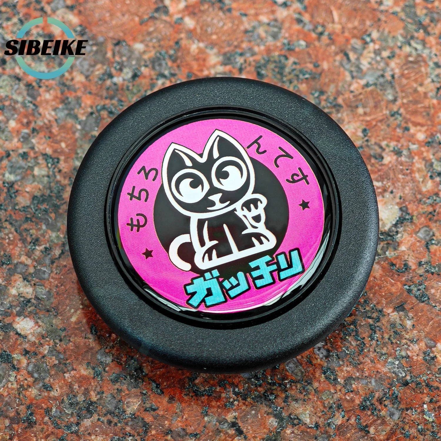 Tapón de Claxón de gato turbo de anime / Turbo Anime para volantes deportivos.