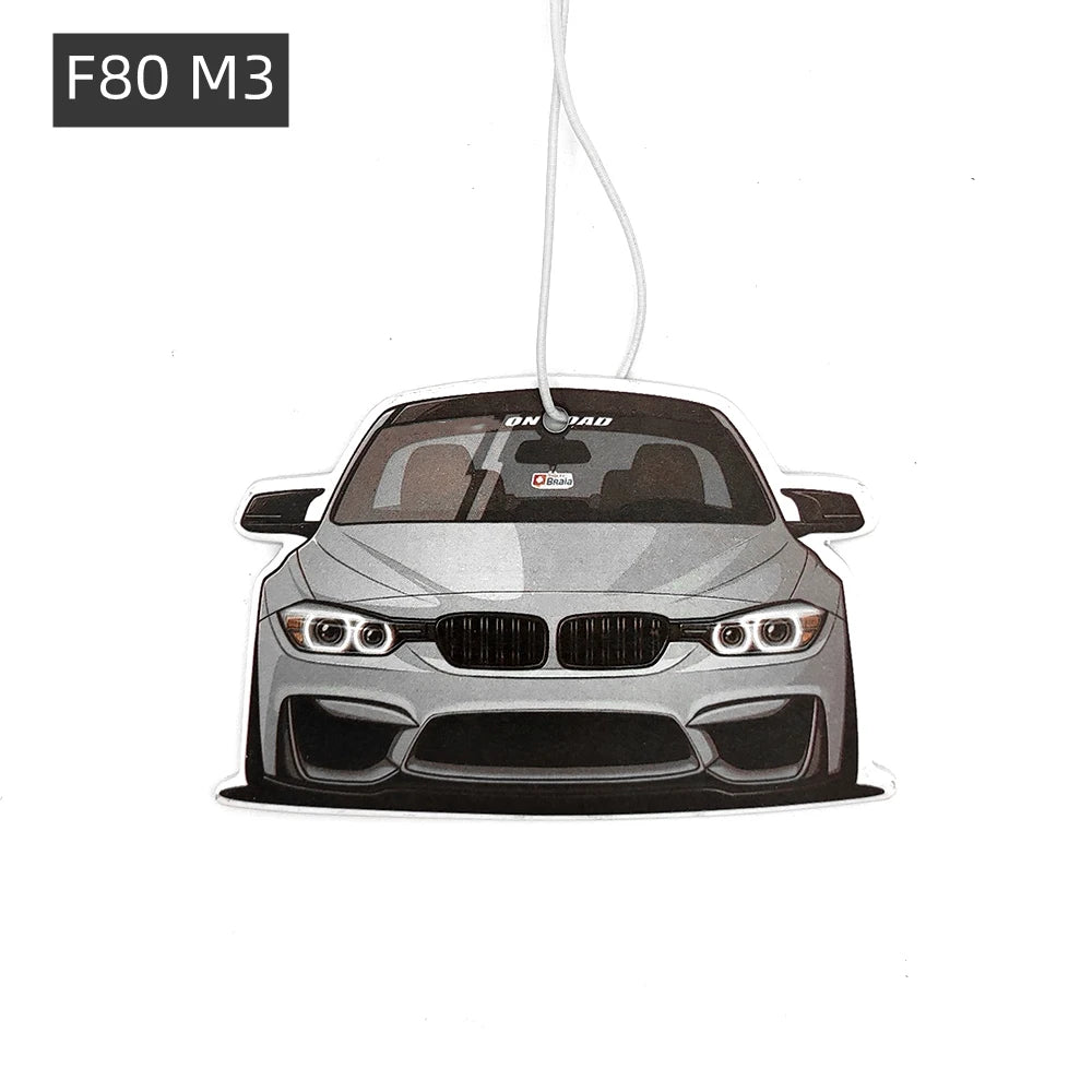 Ambientador Colgante BMW JDM - Retrovisor y Rejilla | Aroma Limón | Estilo Drift