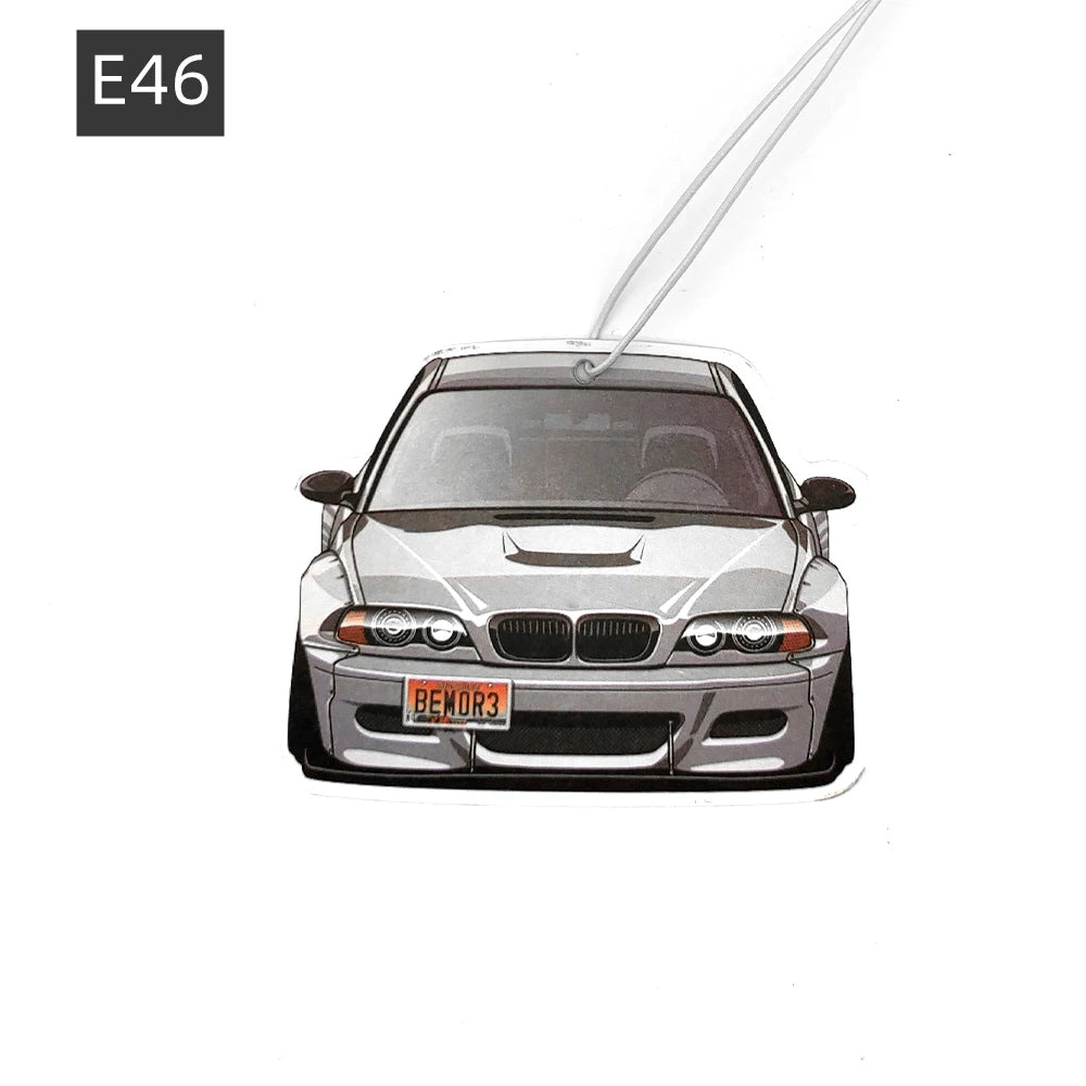 Ambientador Colgante BMW JDM - Retrovisor y Rejilla | Aroma Limón | Estilo Drift
