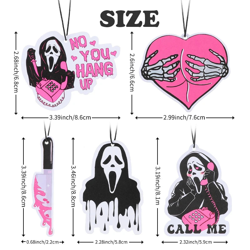 Colección Horror Kawaii - Ambientadores JDM (Edición Scream)