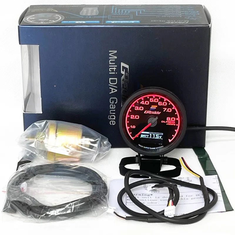 Tacómetro Digital 2.5" LCD 7 Colores - Universal