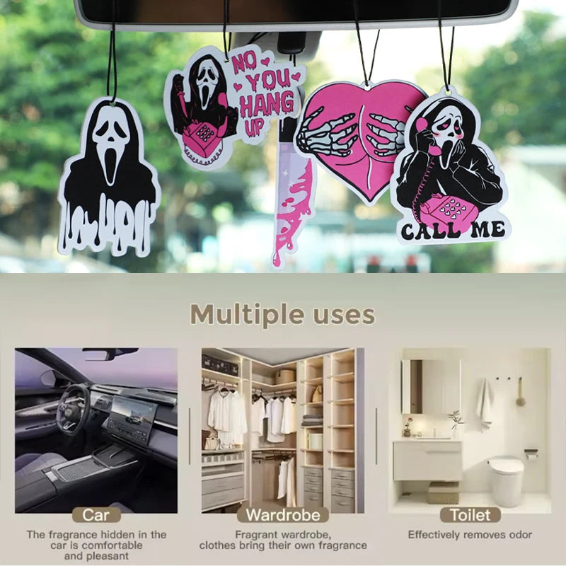 Colección Horror Kawaii - Ambientadores JDM (Edición Scream)