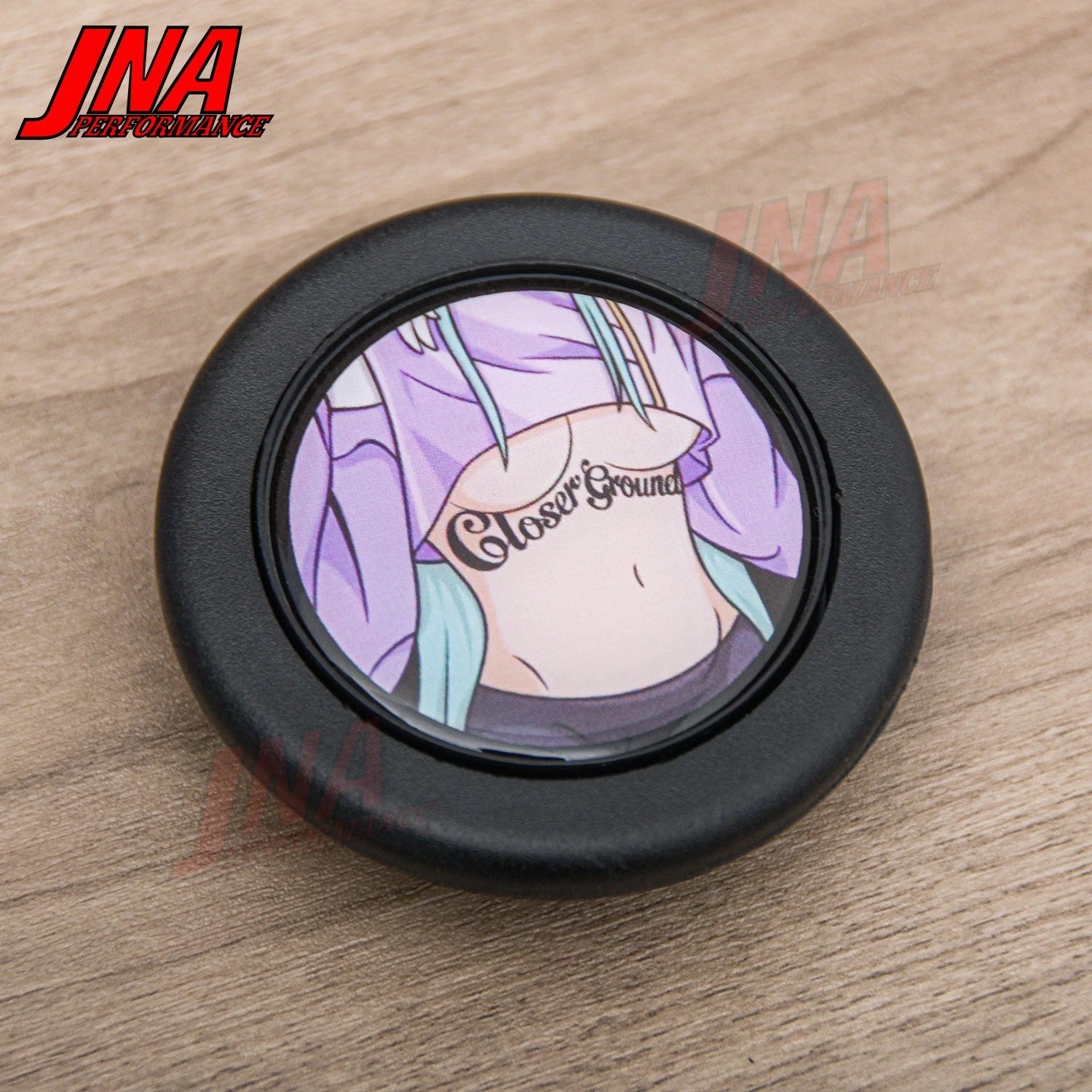 Botón de Claxon Deportivo Devil Demon para Volante JDM | Universal Racing Horn Button PC-HB01