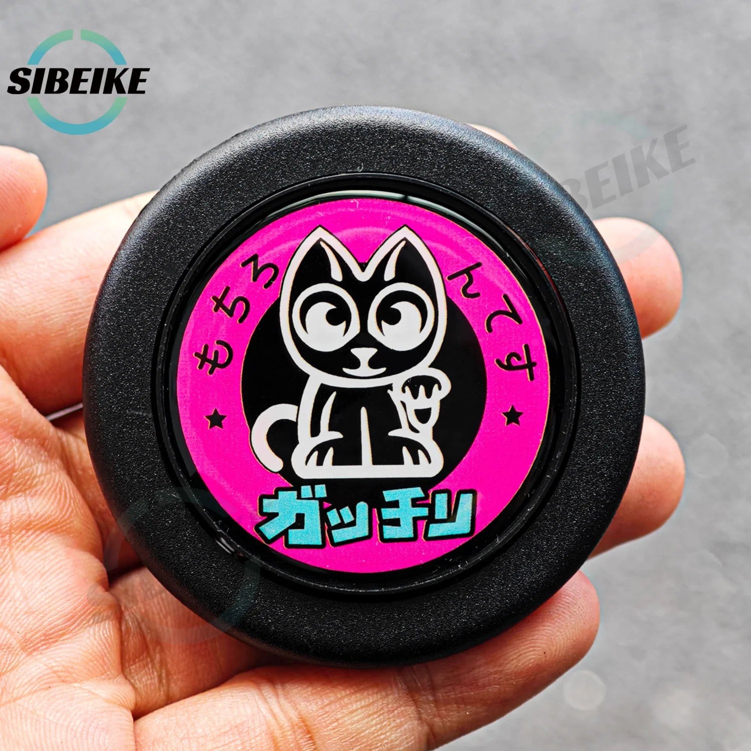 Tapón de Claxón de gato turbo de anime / Turbo Anime para volantes deportivos.