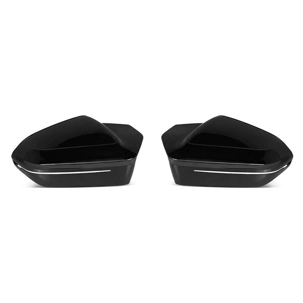 Carcasas de retrovisor estilo M negro brillante (ABS) BMW G60 G61 G70 G90 G99 G45 (M5/M5 Touring) 2024+