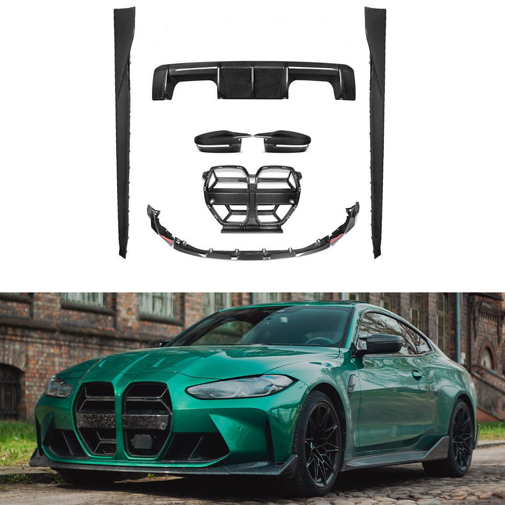 Kit de carrocería de fibra de carbono BMW Serie 4 G82 (M4)