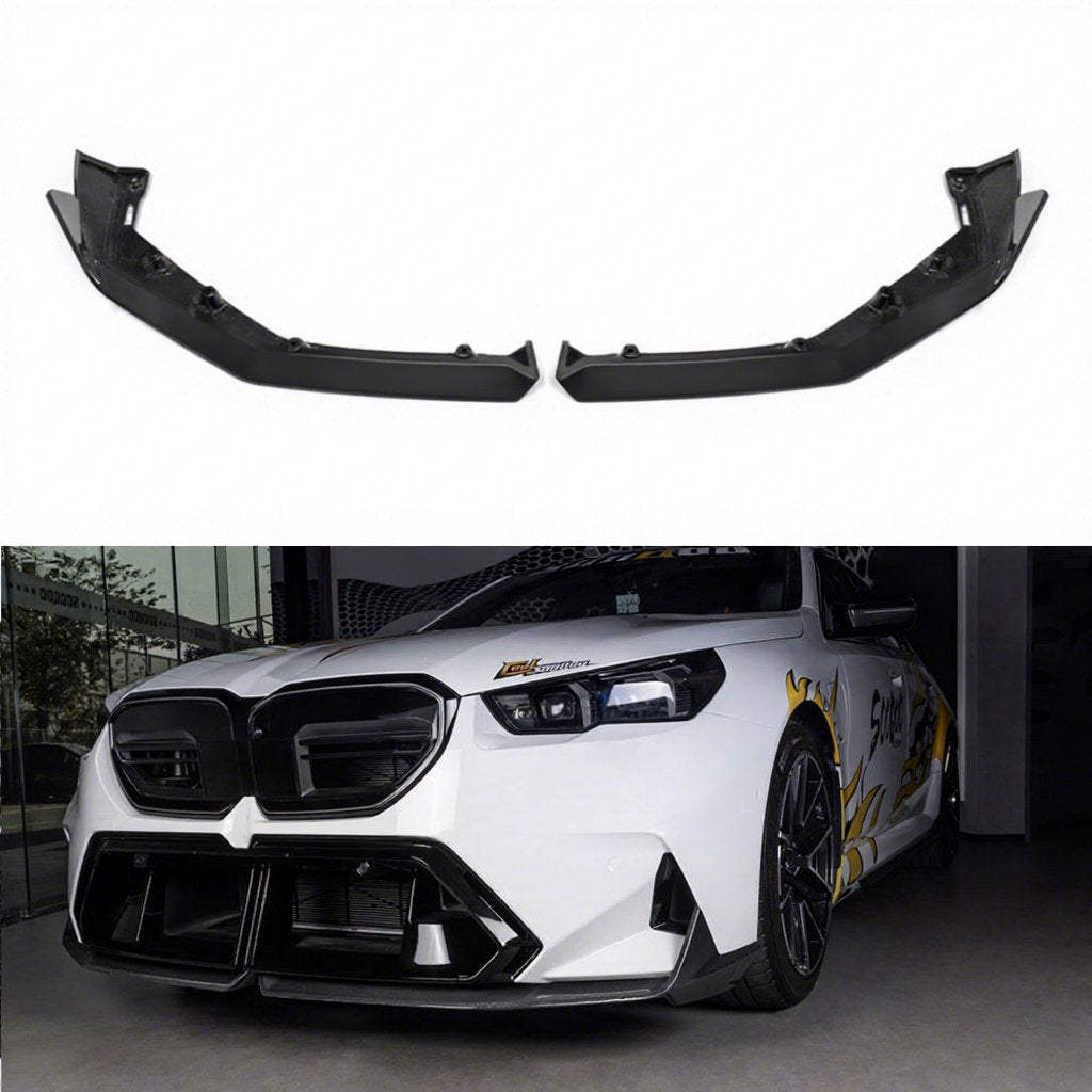 Labio delantero estilo MP de fibra de carbono BMW Serie 5 G90 G99 (M5/M5 Touring) 2025+