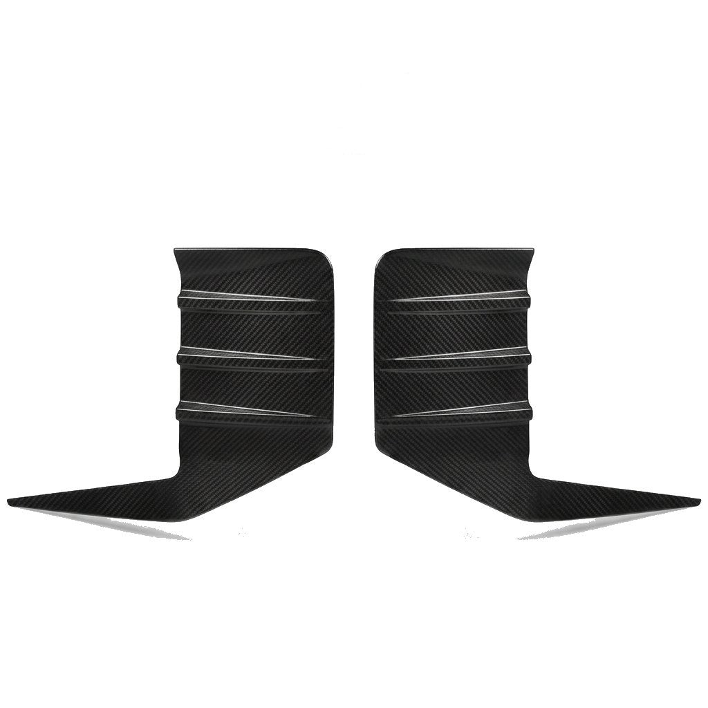 Splitters traseros estilo MP de fibra de carbono BMW Serie 2 G87 (M2) 2023+
