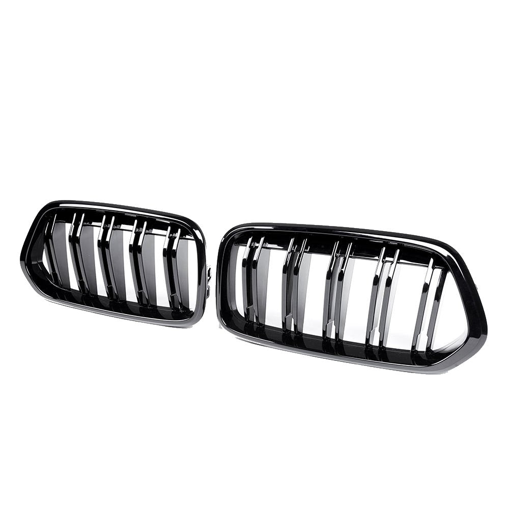 Rejilla delantera lama única negro brillante (ABS) BMW X2 F39 2020+
