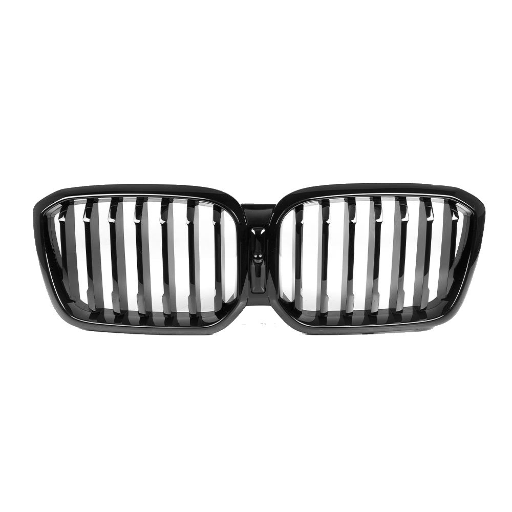 Rejilla delantera lama única negro brillante (ABS) BMW G01 G02 G08 2022+