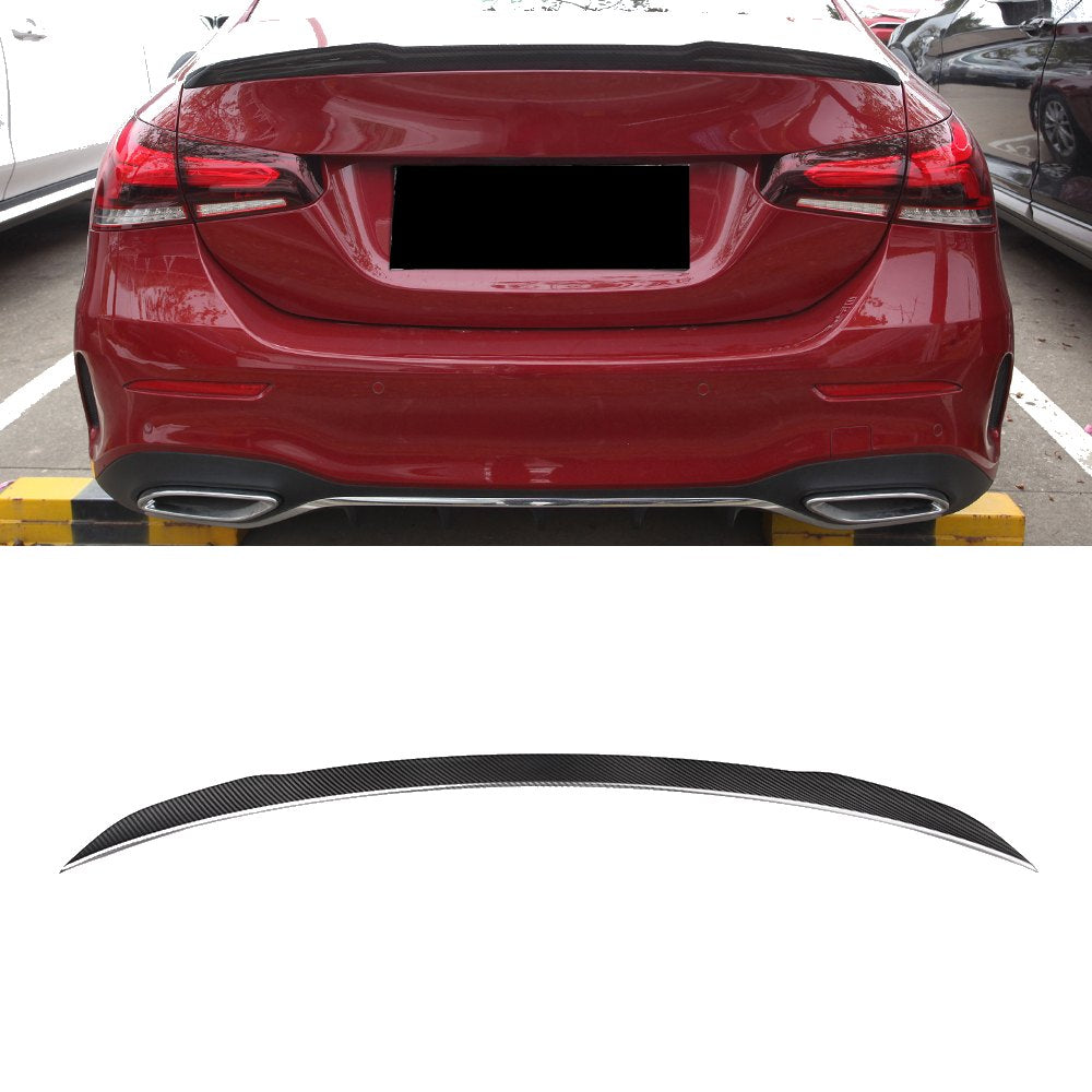 Alerón trasero estilo OEM de fibra de carbono Mercedes-Benz Clase A W177