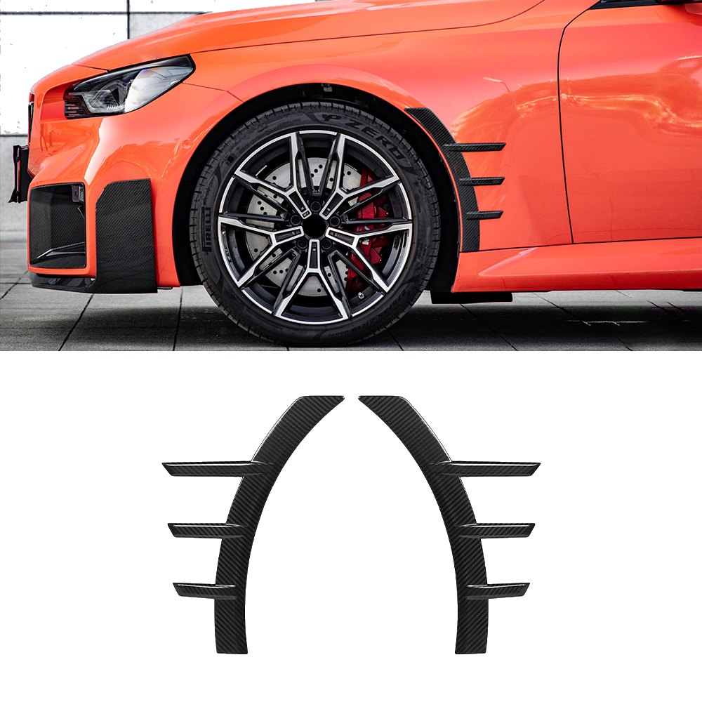 Labio delantero estilo MP de fibra de carbono BMW Serie 2 G87 (M2)