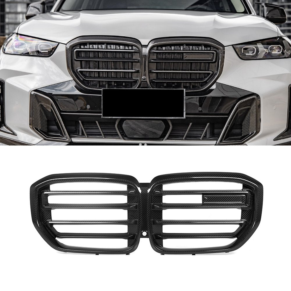 Rejilla delantera estilo X5M de fibra de carbono BMW X5 G05