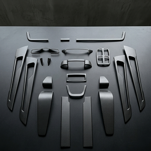 Kit Interior Carbono Mate Porsche Panamera 2025 — 19 piezas
