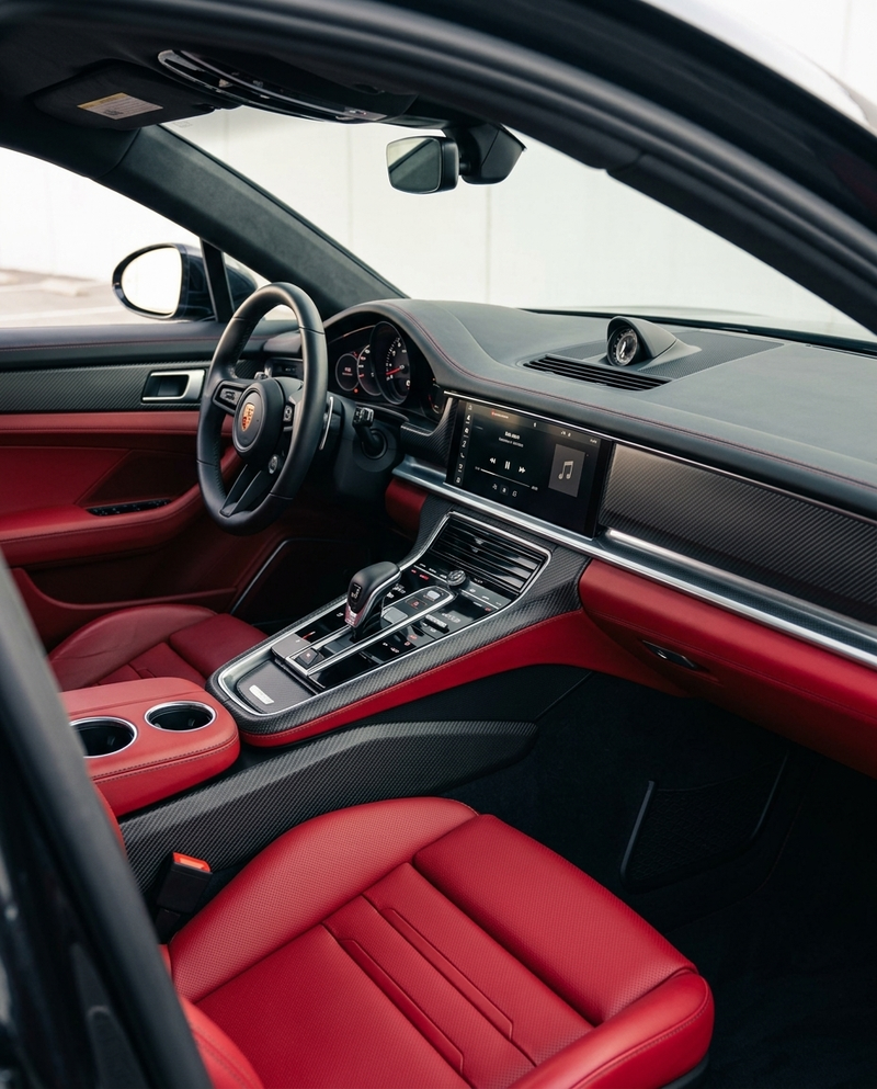 Kit Interior Carbono Mate Porsche Panamera 2025 — 19 piezas