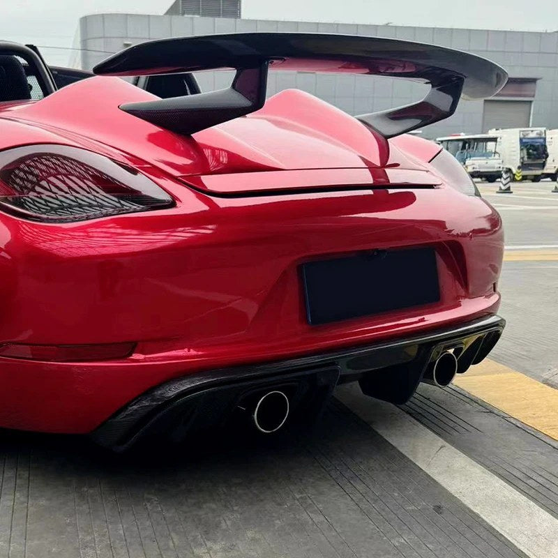 Alerón trasero de fibra de carbono Porsche 718 Cayman / Boxster 987 2005-2012