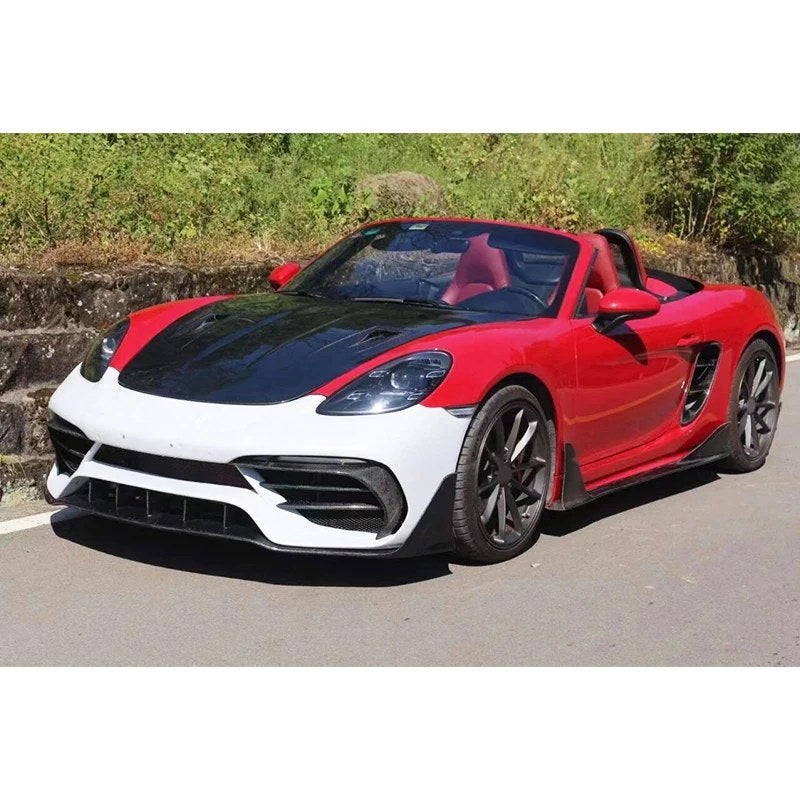 Parachoques estilo DP de fibra de carbono Porsche 718 Cayman / Boxster 718 2016-2024