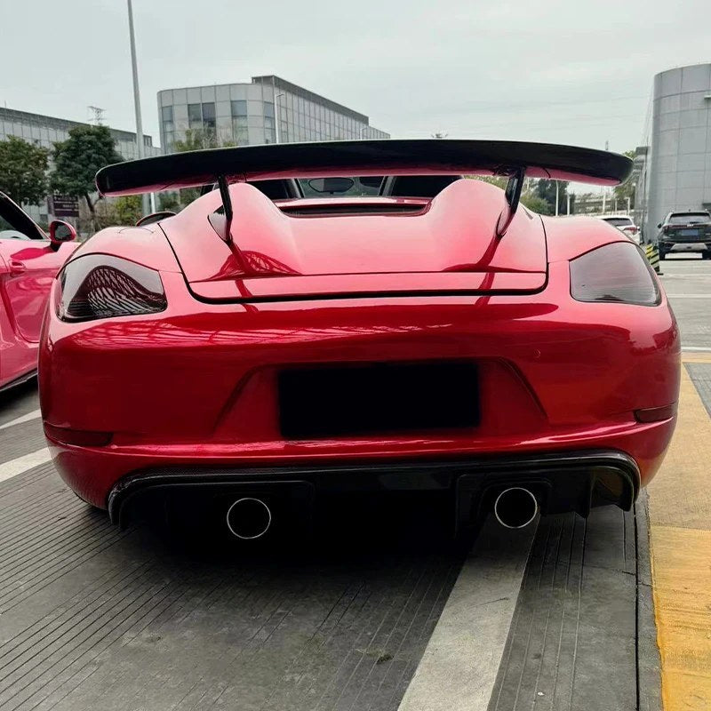 Alerón trasero de fibra de carbono Porsche 718 Cayman / Boxster 987 2005-2012