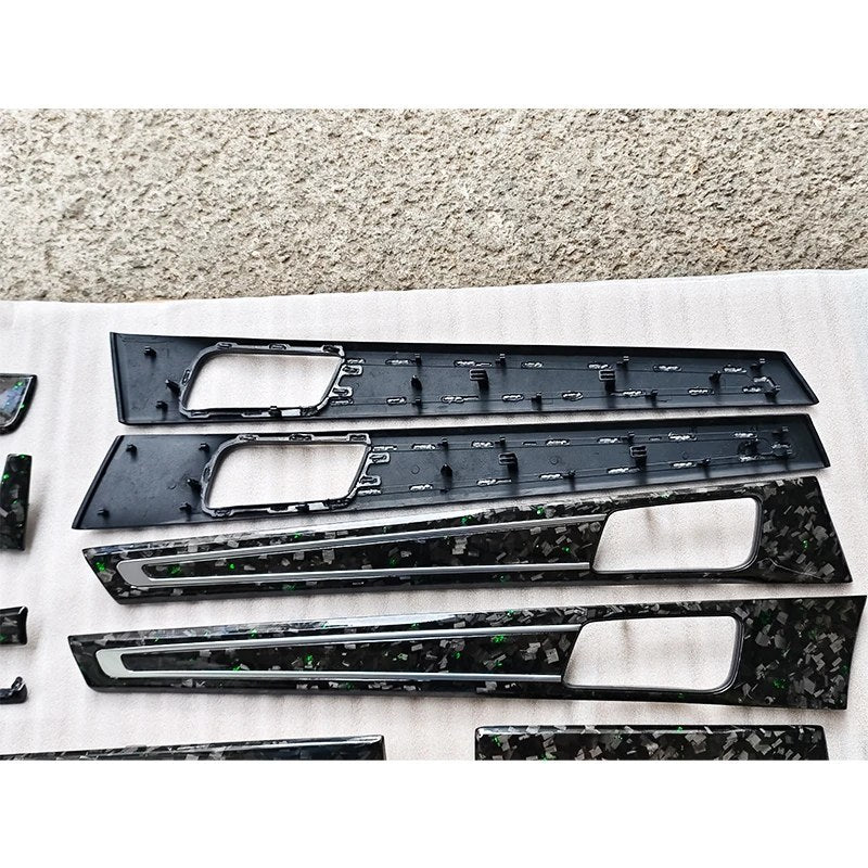 Kit de molduras interiores de carbono forjado Porsche Panamera 971 2017-2023