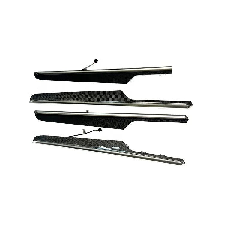 Kit de molduras interiores (7 piezas) de fibra de carbono Porsche Macan