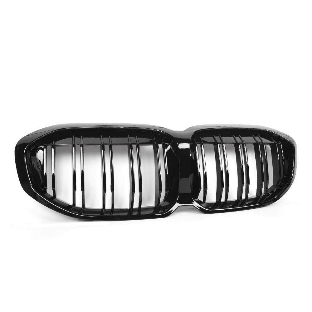 Rejilla delantera doble lama negro brillante (ABS) BMW Serie 1 F40 2021-2026