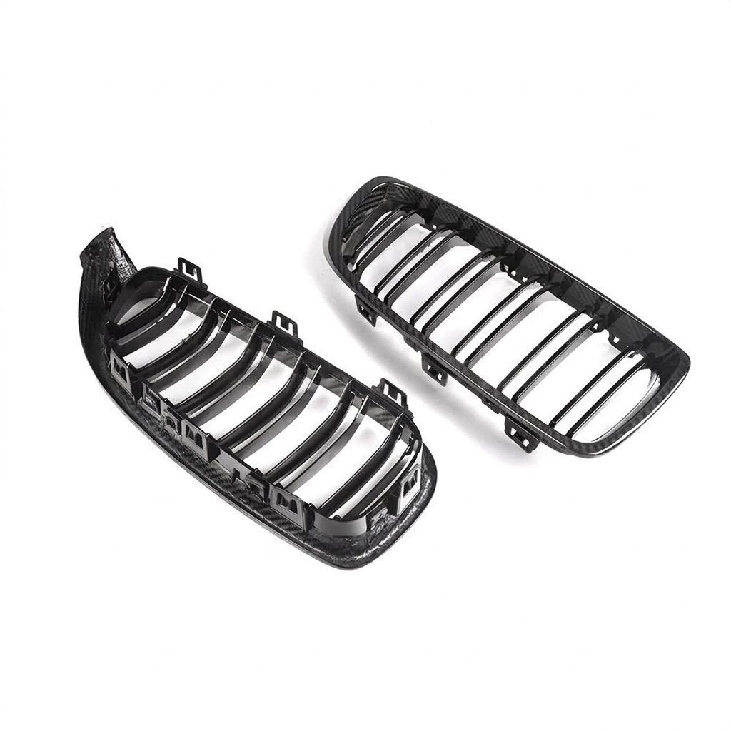 Rejilla delantera doble lama de fibra de carbono BMW Serie 3 F32 F33 F36 F80 F82 (M3/M4)