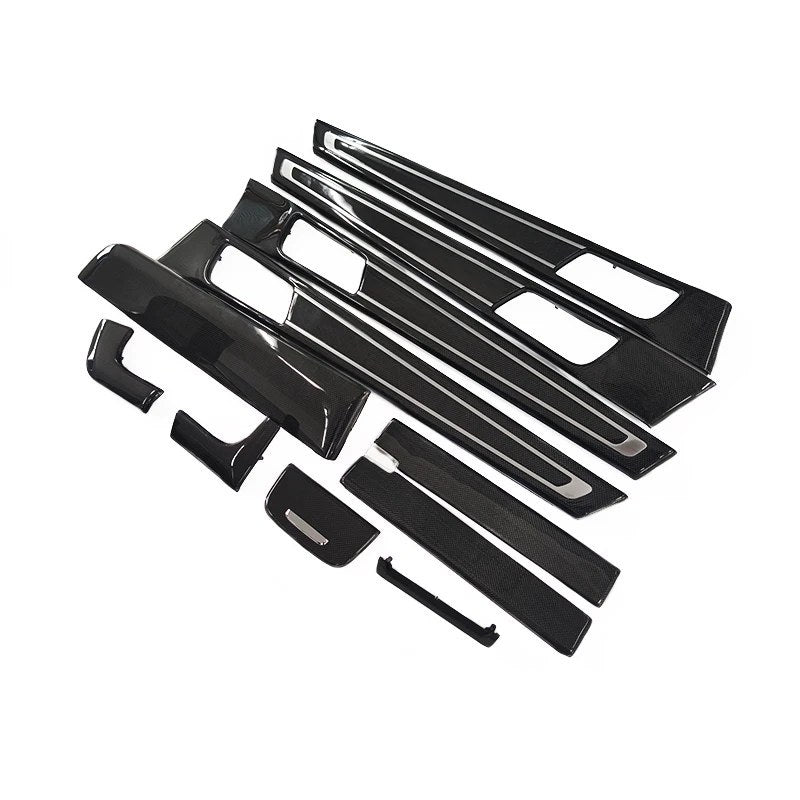 Molduras de puertas de fibra de carbono Porsche Panamera 971 2017-2021