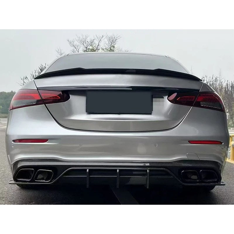 Sistema de escape estilo E63 de fibra de carbono Mercedes-Benz Clase E W213 2016-2023