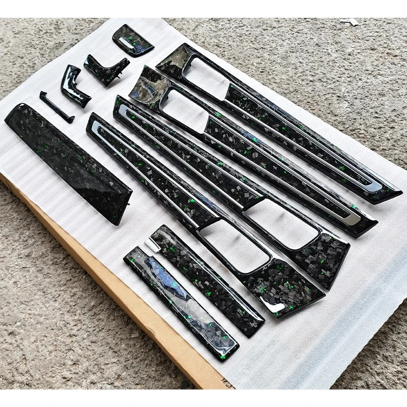 Kit de molduras interiores de carbono forjado Porsche Panamera 971 2017-2023