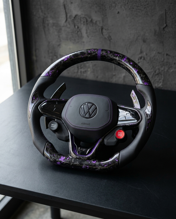 Volante Volkswagen — Carbono Forjado Violeta