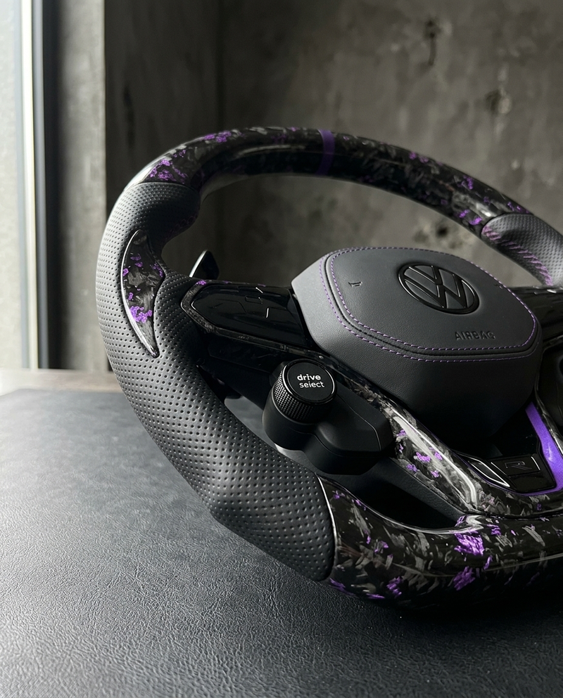 Volante Volkswagen — Carbono Forjado Violeta