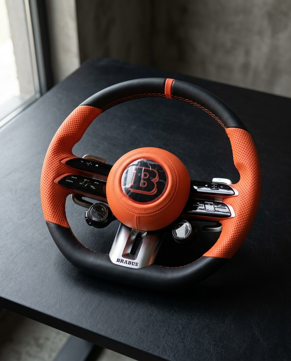 Volante Mercedes-Brabus — Naranja